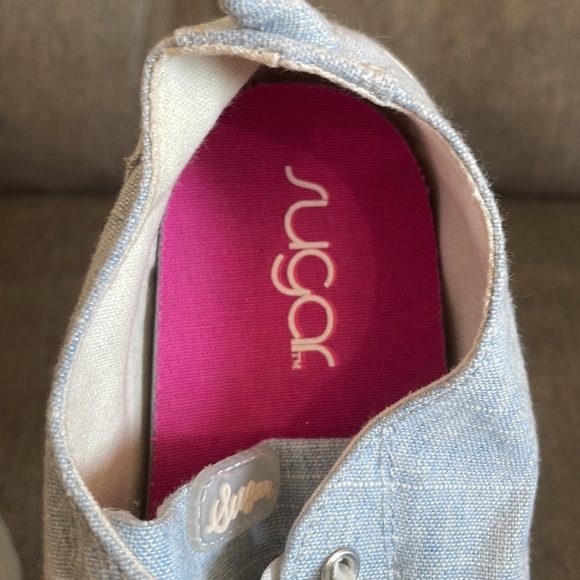 Sugar Light Blue SGR-Festival Canvas Shoe size 9.5 - Picture 5 of 12